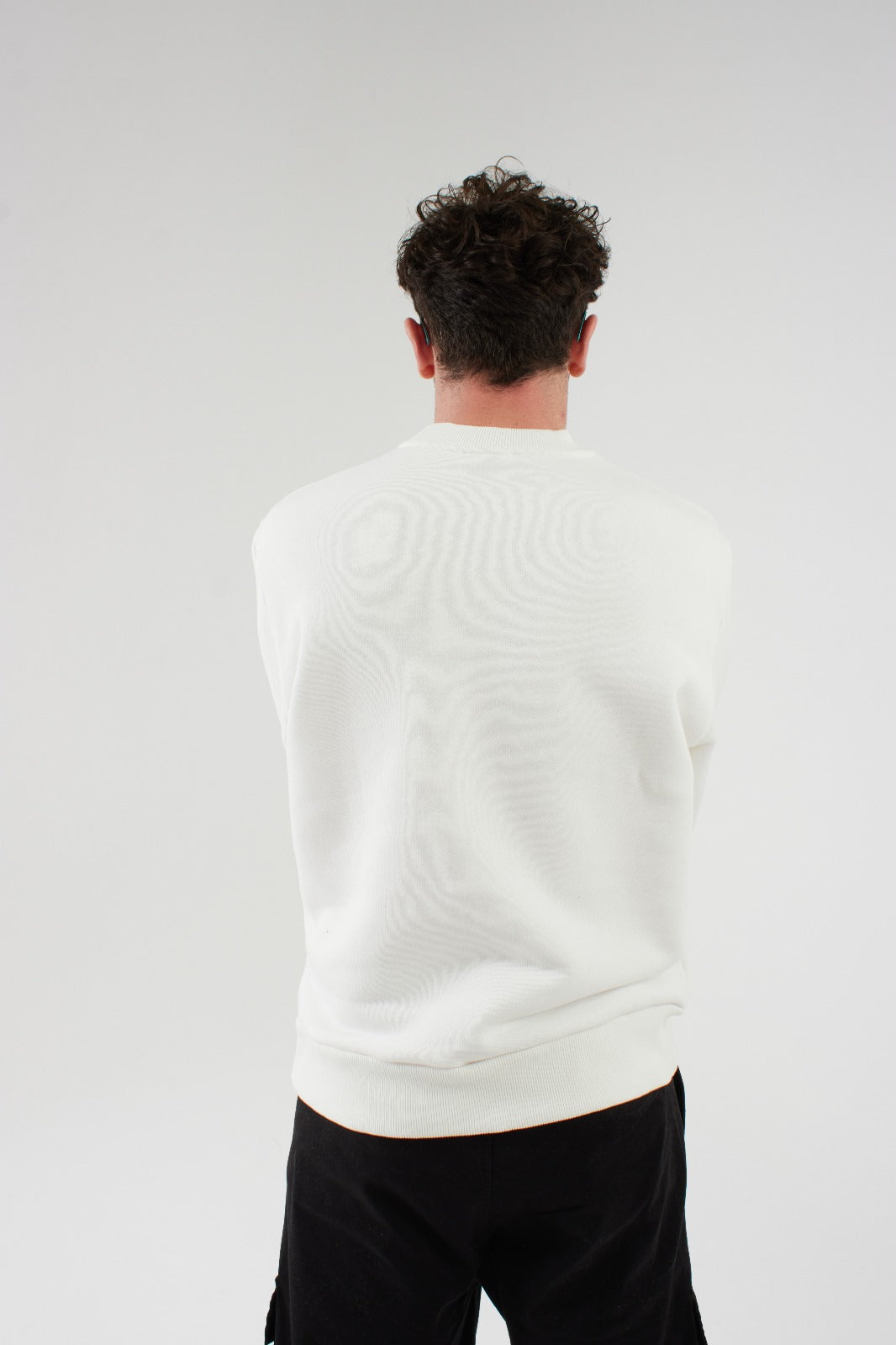 Signature - Nakışlı Beyaz Sweatshirt